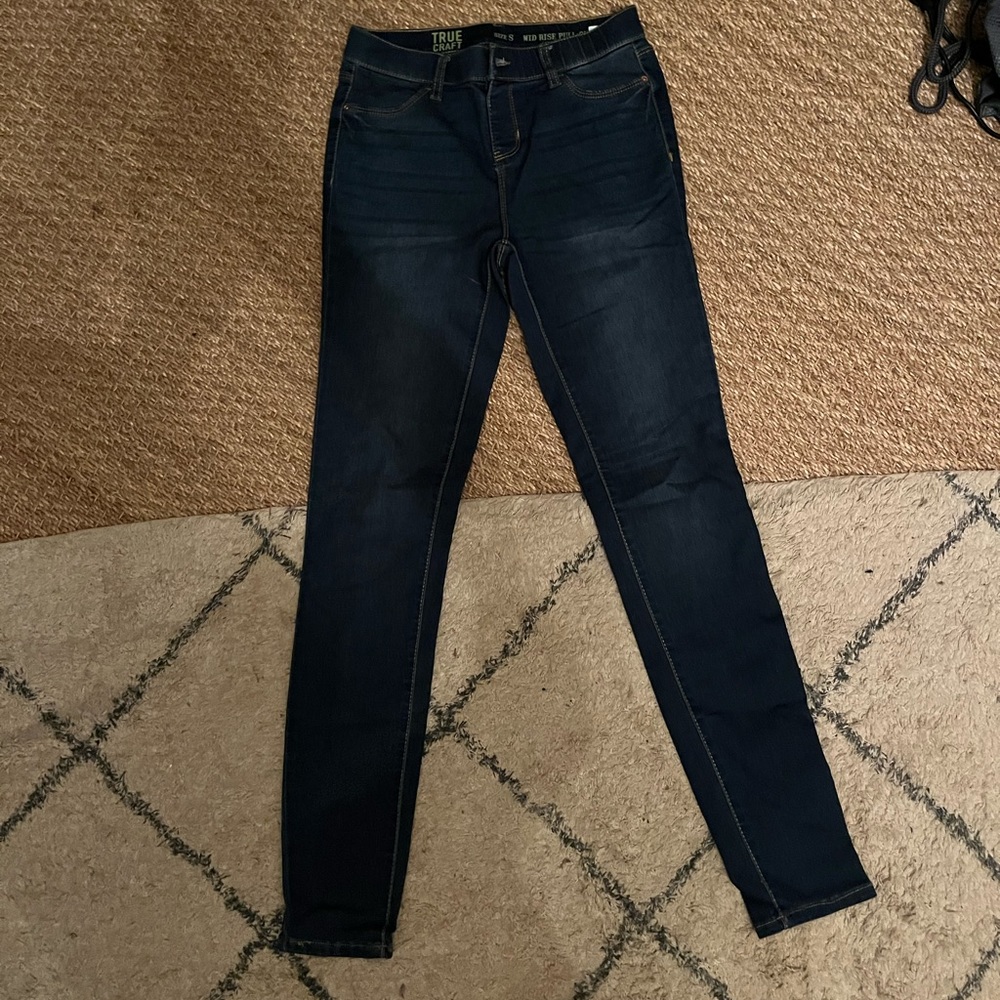 mid rise high waisted jeggings